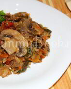 Овощное рагу с грибами