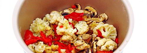 овощное рагу с курицей в мультиварке. Шаг 8