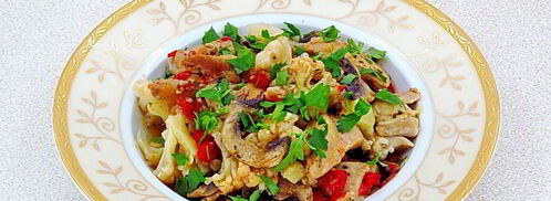 овощное рагу с курицей в мультиварке. Шаг 9