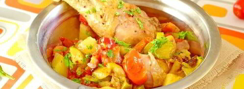 овощное рагу с курицей. Шаг 13