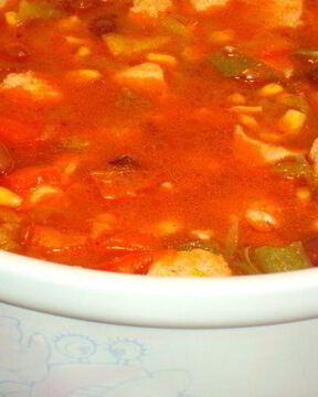 Овощное рагу с курочкой