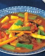 Овощное рагу с мясом ягненка по-арабски
