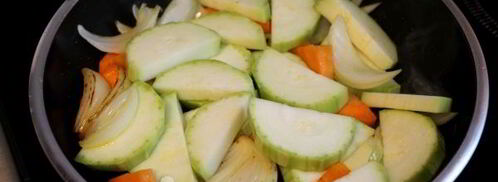 овощное рагу с цветной капустой и кабачками. Шаг 6