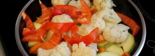 овощное рагу с цветной капустой и кабачками. Шаг 7