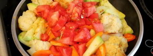 овощное рагу с цветной капустой и кабачками. Шаг 9