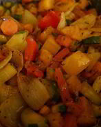 Овощное рагу со сладким бататом