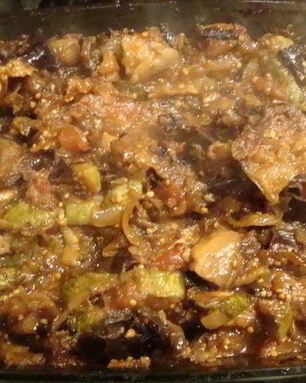 Постное запеченое овощное рагу