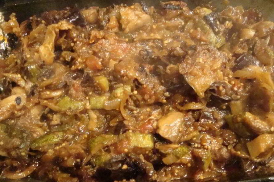 Рецепт постного запеченого овощного рагу