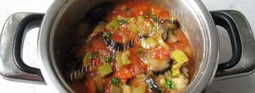 рагу из баклажанов и кабачков. Шаг 10