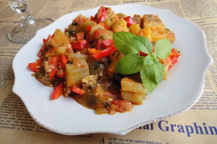 Рецепт рагу из баклажанов