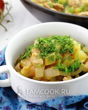 Рагу из кабачков с мясом