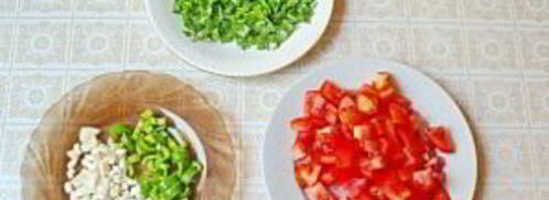 рагу из молодых летних овощей с картофелем отварным. Шаг 4