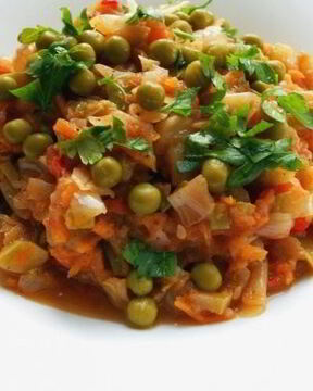 Рагу из свинины в мультиварке