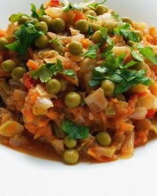 Рагу из свинины в мультиварке