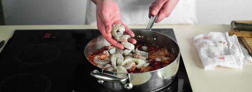 рагу из трески и морепродуктов. Шаг 6