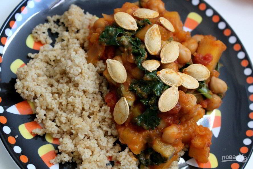 Рецепт рагу из тыквы и кабачков