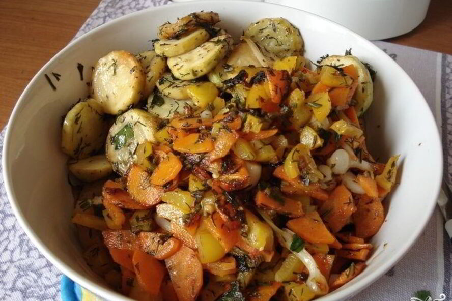 Рецепт рагу с баклажанами и картофелем