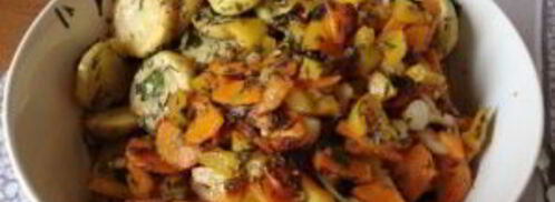 рагу с баклажанами и картофелем. Шаг 9