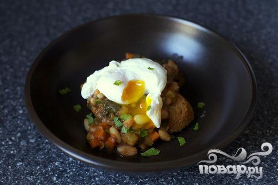 Рецепт рагу с фасолью и мангольдом