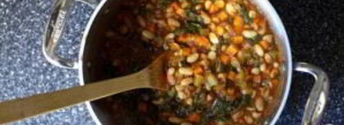 рагу с фасолью и мангольдом. Шаг 3