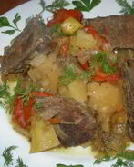 Рагу с говядиной и овощами