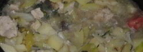 рагу с грибами в мультиварке. Шаг 6