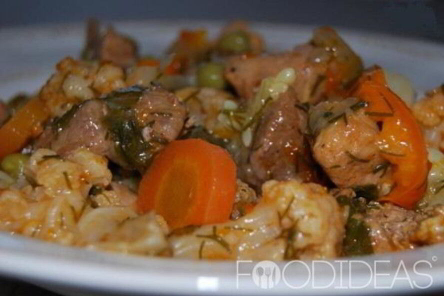 Рецепт рагу с мясом в мультиварке