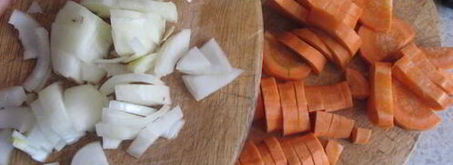 рагу с соевыми бобами в чугунке. Шаг 5