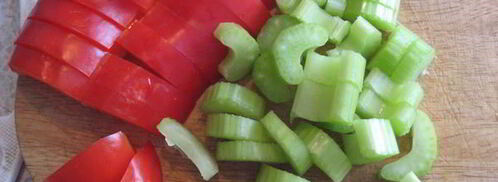 рагу с соевыми бобами в чугунке. Шаг 6