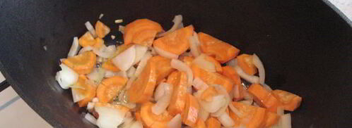 рагу с соевыми бобами в чугунке. Шаг 8