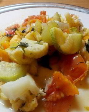 Рагу с цветной капустой