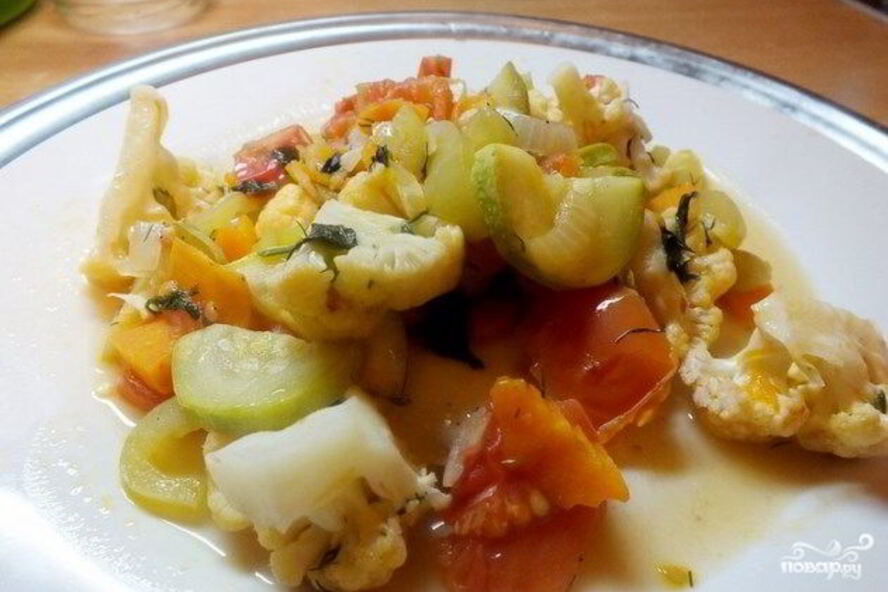 Рецепт рагу с цветной капустой