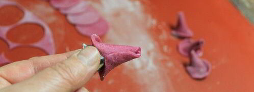 шляпы разбойников с мясным рагу. Шаг 2