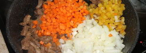 шляпы разбойников с мясным рагу. Шаг 3