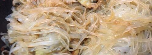 рисовая лапша с грибами по-тайски. Шаг 9