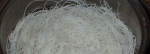 рисовая лапша с овощами и морепродуктами. Шаг 3