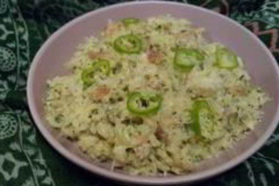 Рецепт насыщенного ризотто с морским окунем и сливками