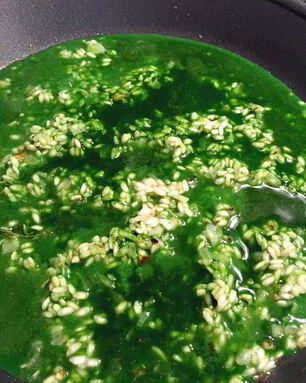 Огуречное ризотто