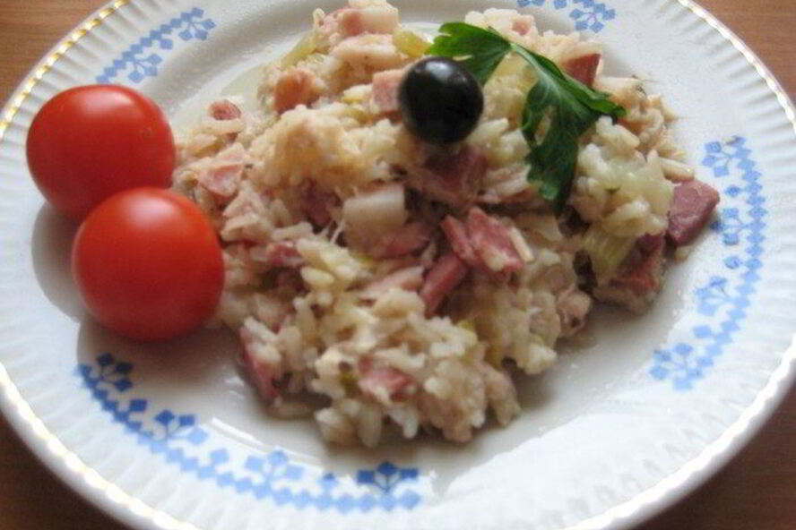 Рецепт ризотто для любителей солянки