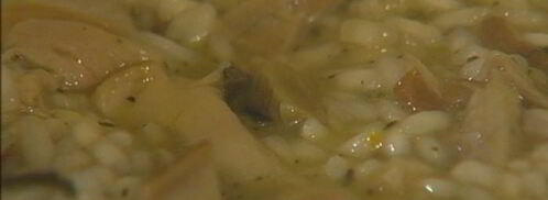 ризотто с белыми грибами и апельсинами. Шаг 9