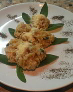 Ризотто с индейкой, грибами и шалфеем