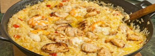 ризотто с индейкой и креветками. Шаг 2