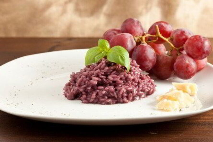 Рецепт ризотто с красным вином