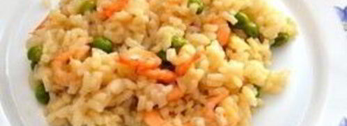 ризотто с креветками и горошком. Шаг 7