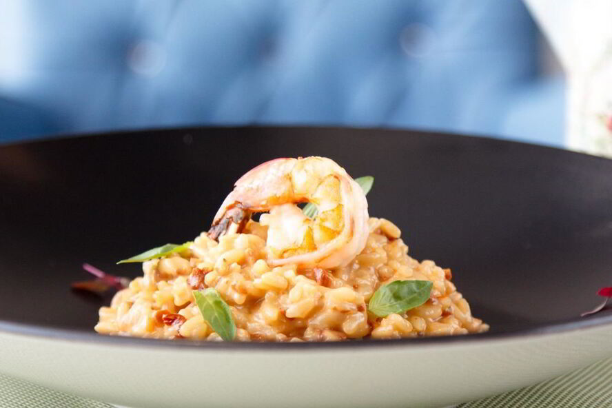 Рецепт ризотто с креветками