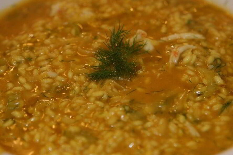 Рецепт ризотто с лангустинами