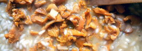 ризотто с лисичками. Шаг 4