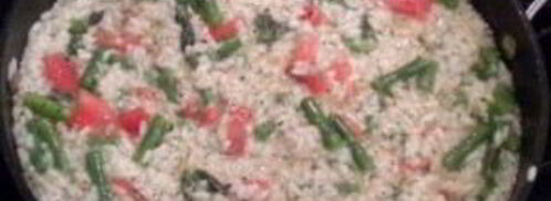 ризотто с помидорами и спаржей. Шаг 8