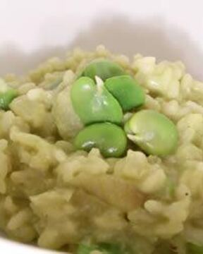 Ризотто с зелеными бобами