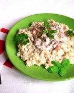 Ризотто в сливочном соусе